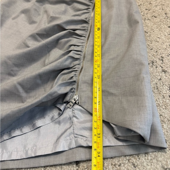 Cynthia Steffe size 6 EUC One-Shoulder grey blazer material Dress - Picture 12 of 13